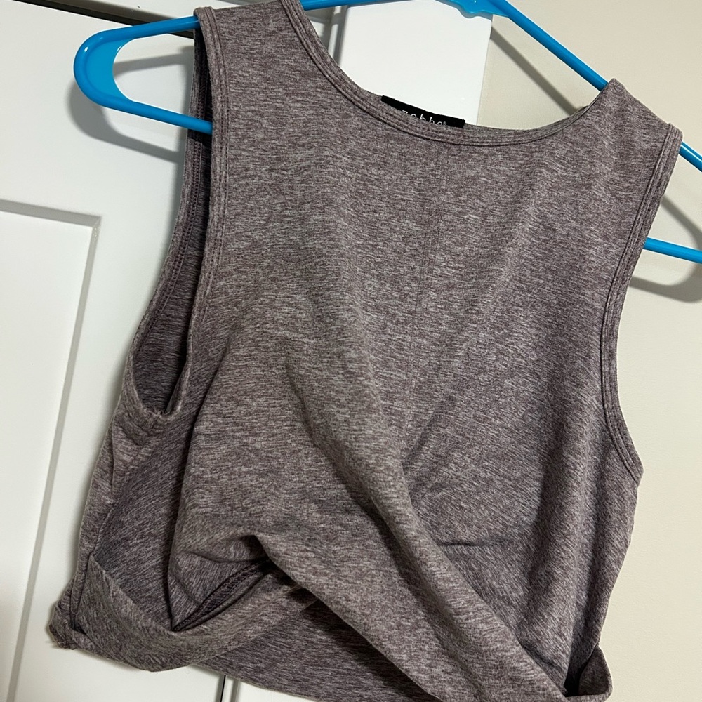 Purple Sleeveless Athletic Top